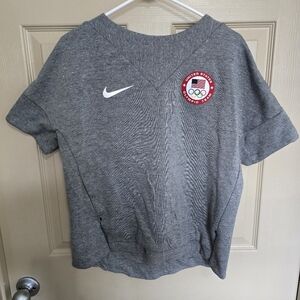 Womens Nike US Olympic Short Sleeve Sweatshirt